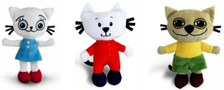 KICIA CAT maskot maskot NUNUŚ maskot PACEK SADA plyšových hračiek